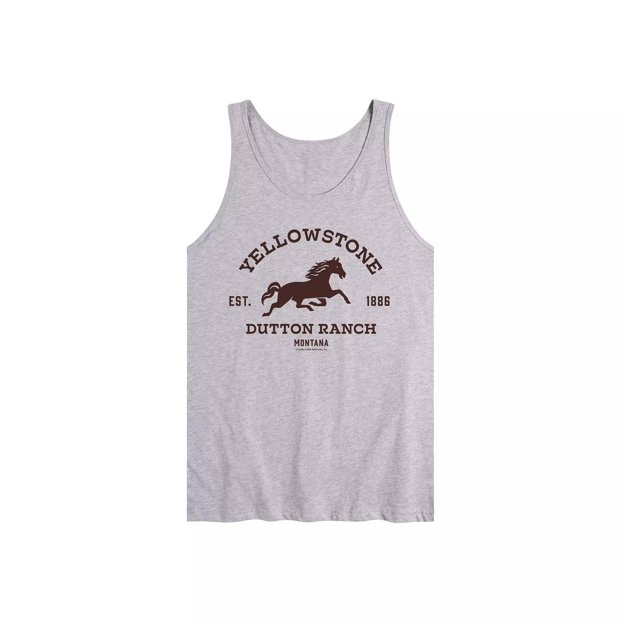 Men's Yellowstone Horse Logo Tank Top,  Product Image
