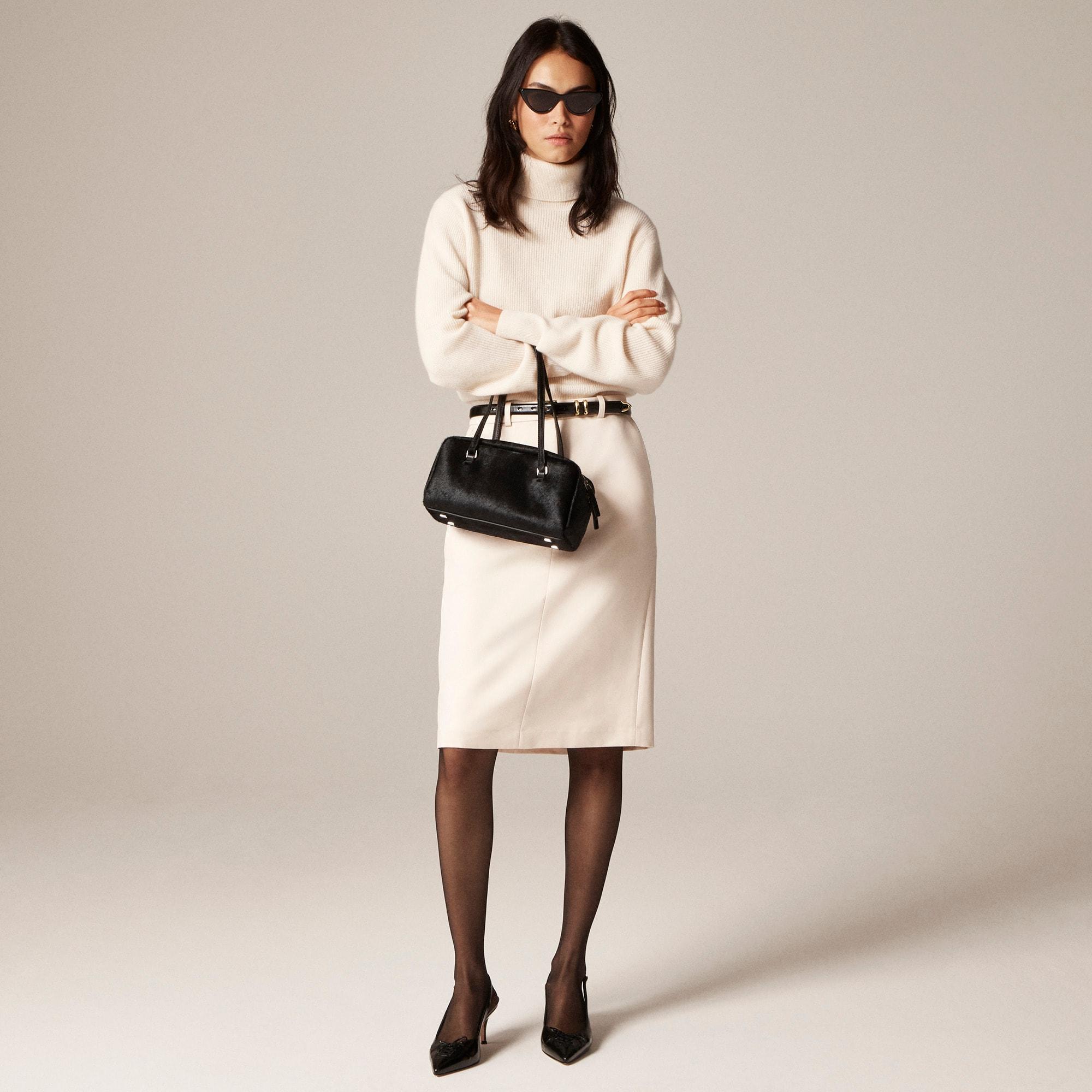 Ribbed cashmere turtleneck sweater Product Image