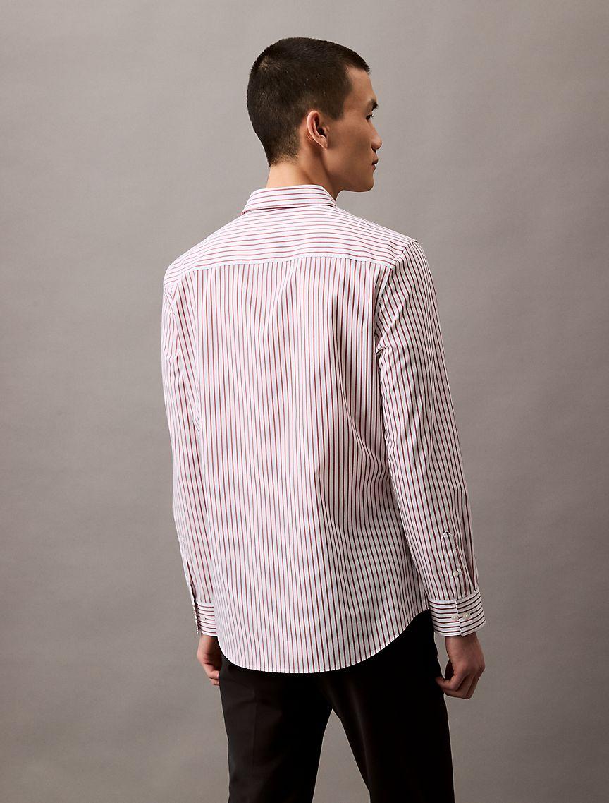 Tech Cotton Slim Button Down Shirt Product Image