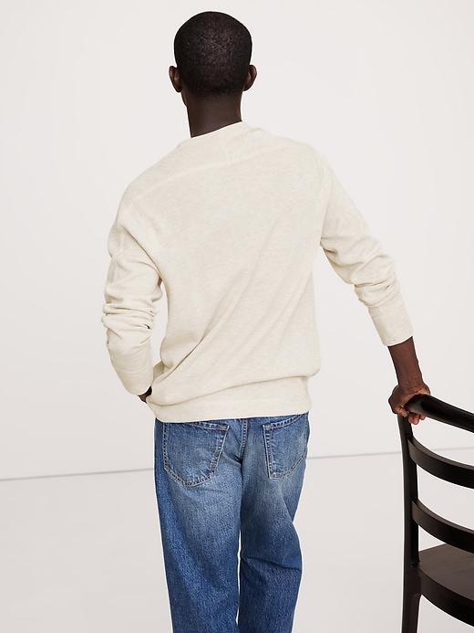 Slub Double-Knit Crew-Neck T-Shirt Product Image