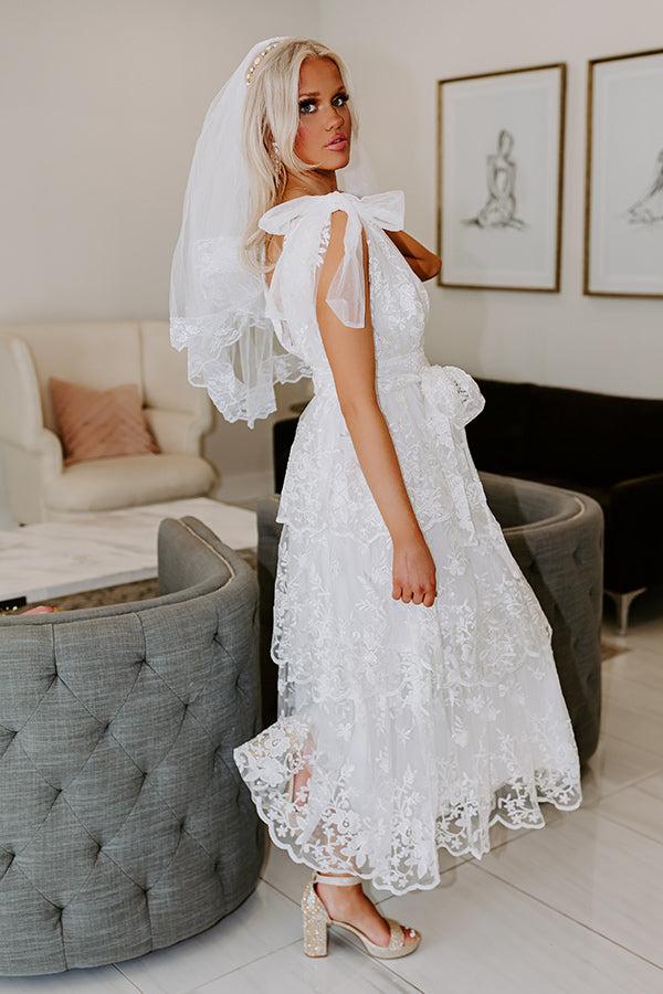 The Olivia Rose Embroidered Tiered Midi Product Image