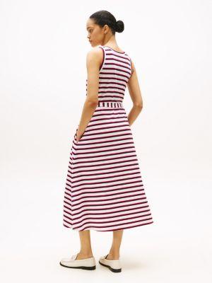 Sleeveless Stripe Maxi Dress Product Image