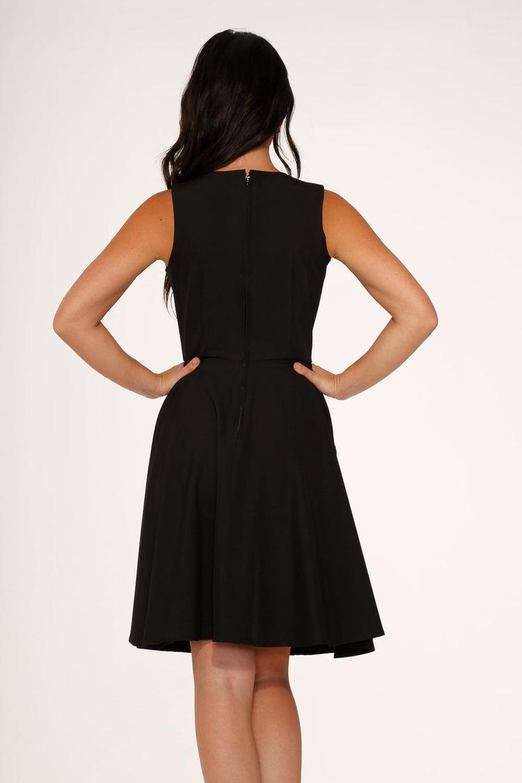 Rose Skulls Embroider Swing Dress Product Image