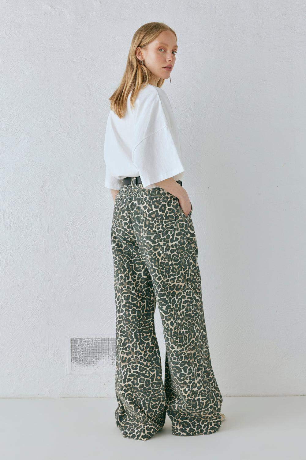 Zia Denim Jeans Leopard Product Image