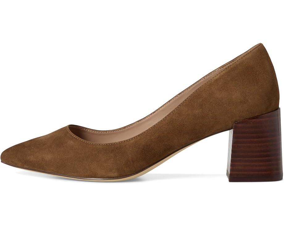 Lanette Suede Block-Heel Pumps Product Image