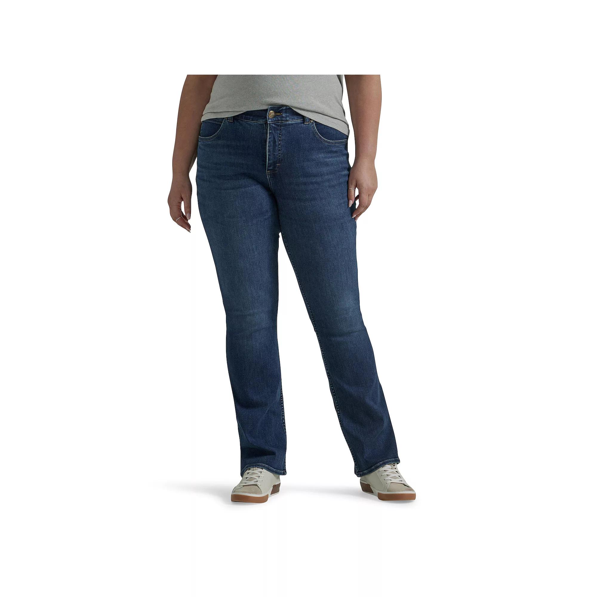 Plus Size Lee® Ultra Lux Comfort with Flex Motion Bootcut Jeans, Women's, Size: 22 Petite, Star Rise Product Image