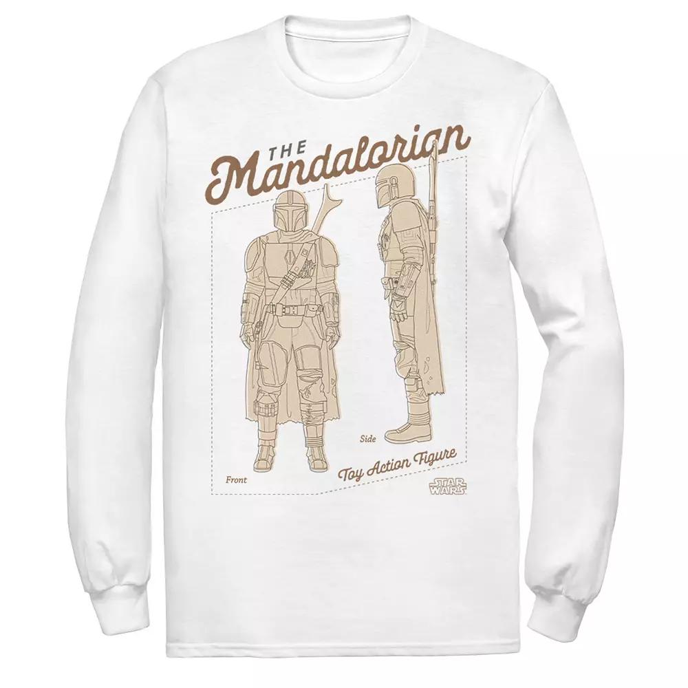 Men's Star Wars The Mandalorian Toy Action Figure Tee,  Product Image