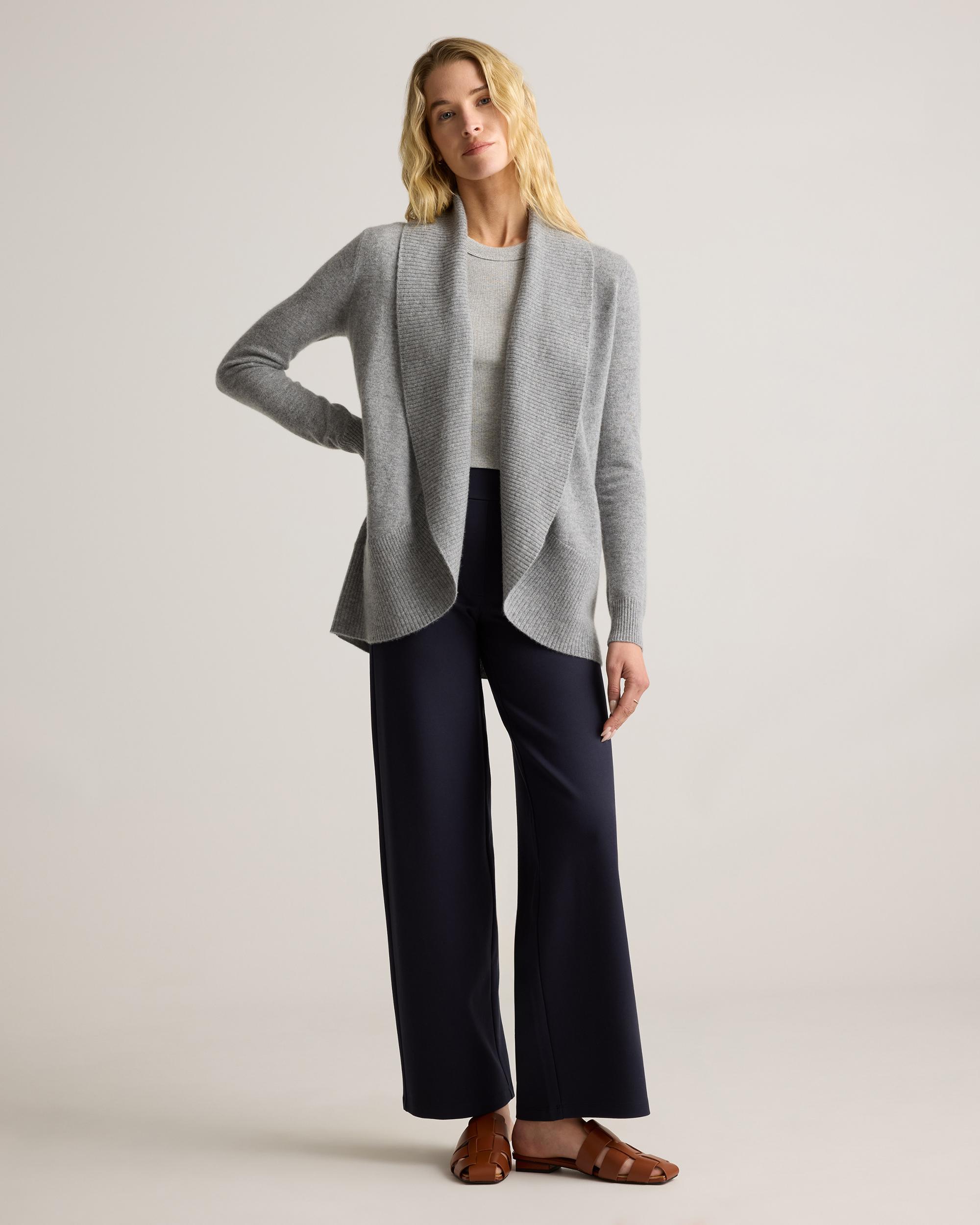 Quince | Women's Mongolian Cashmere Open Cardigan Sweater Size XS Product Image