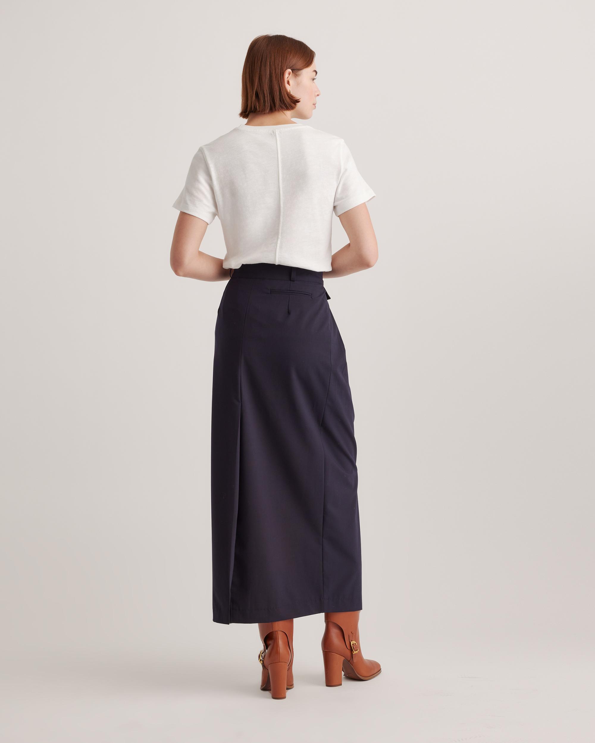 Quince | Women's Slub Crewneck T-Shirt Organic Cotton Product Image