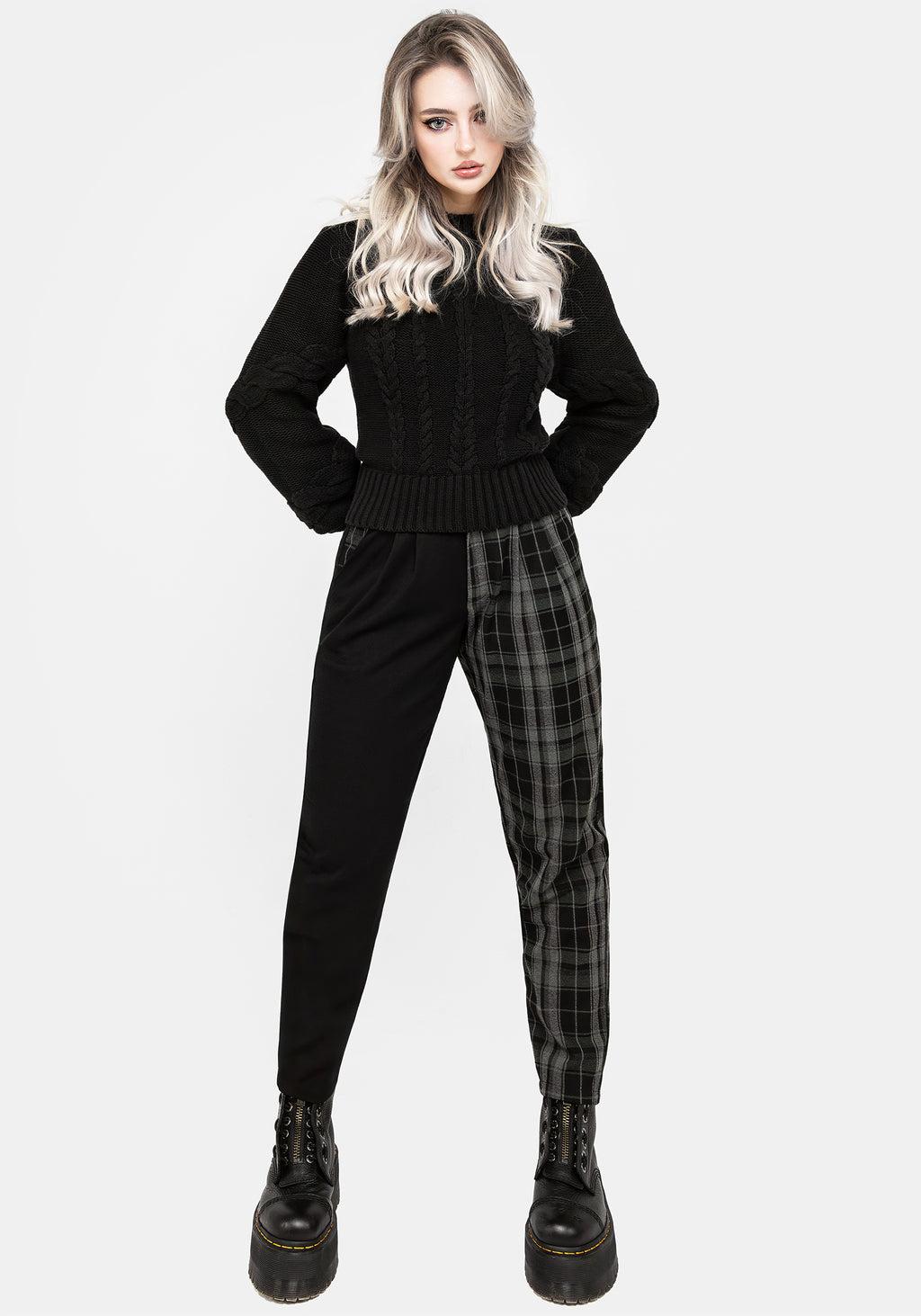 Checkmate High Waist Tapered Trousers Product Image