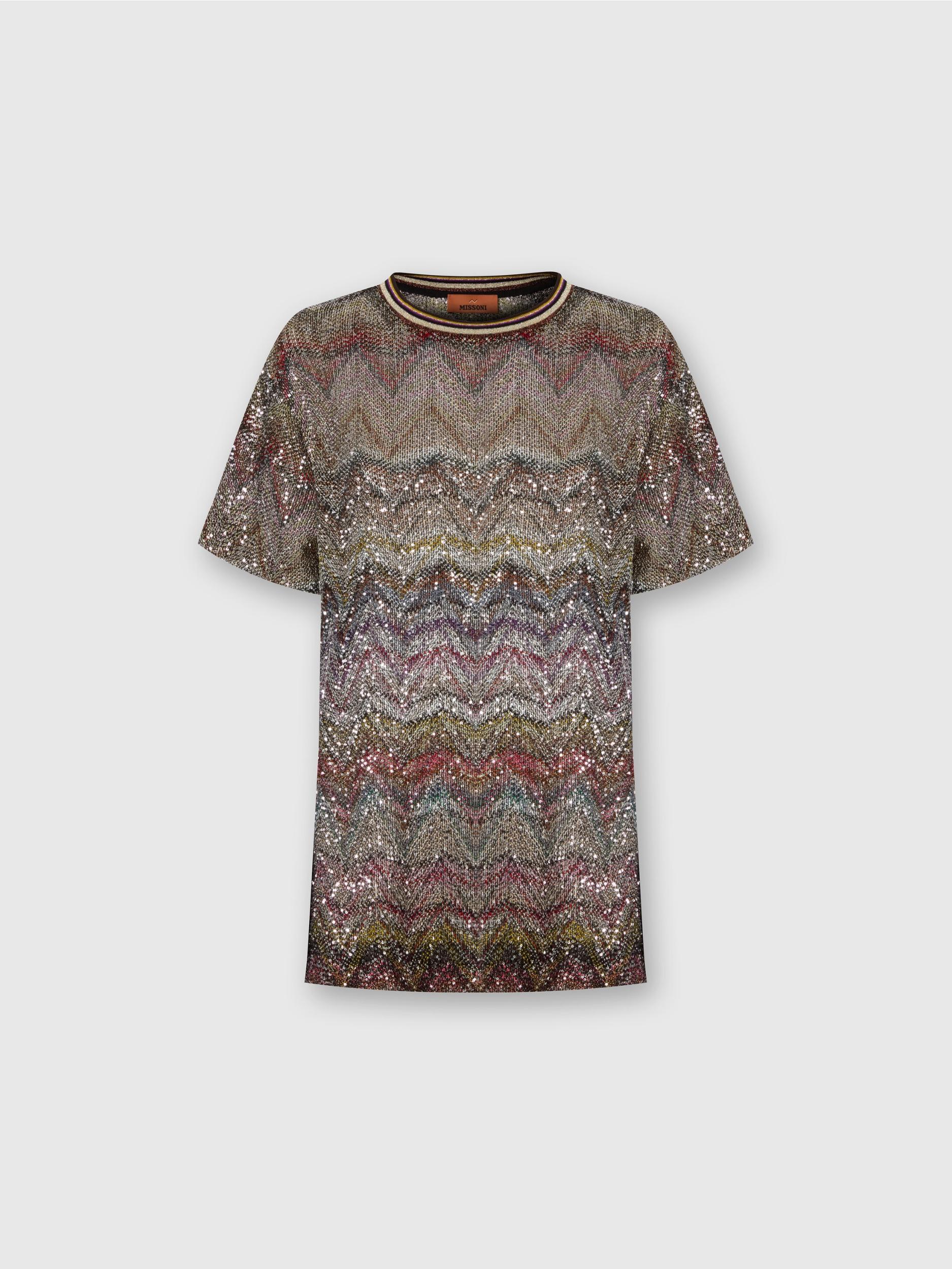 MISSONI Caperdoni Short Sleeve T-shirt With Sequin In Multi Product Image