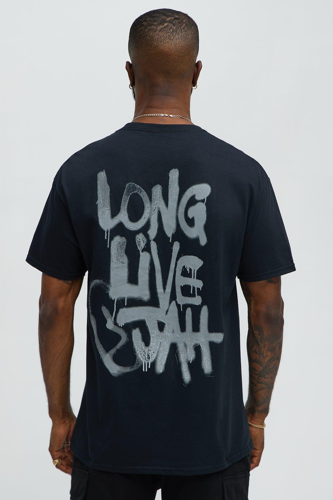 Xxxtentacion Long Live Jah Short Sleeve Tee - Black Male Product Image