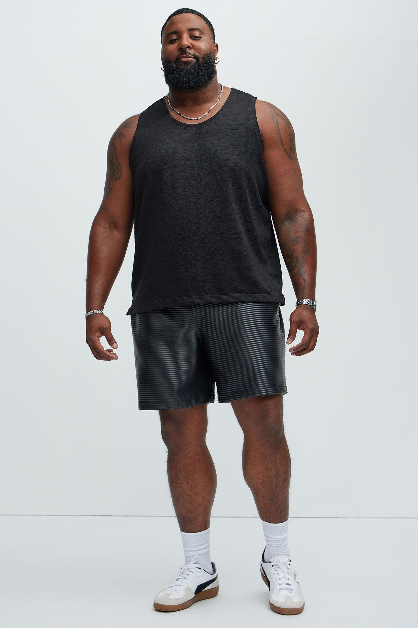 Blaze Textured Tank - Black Product Image