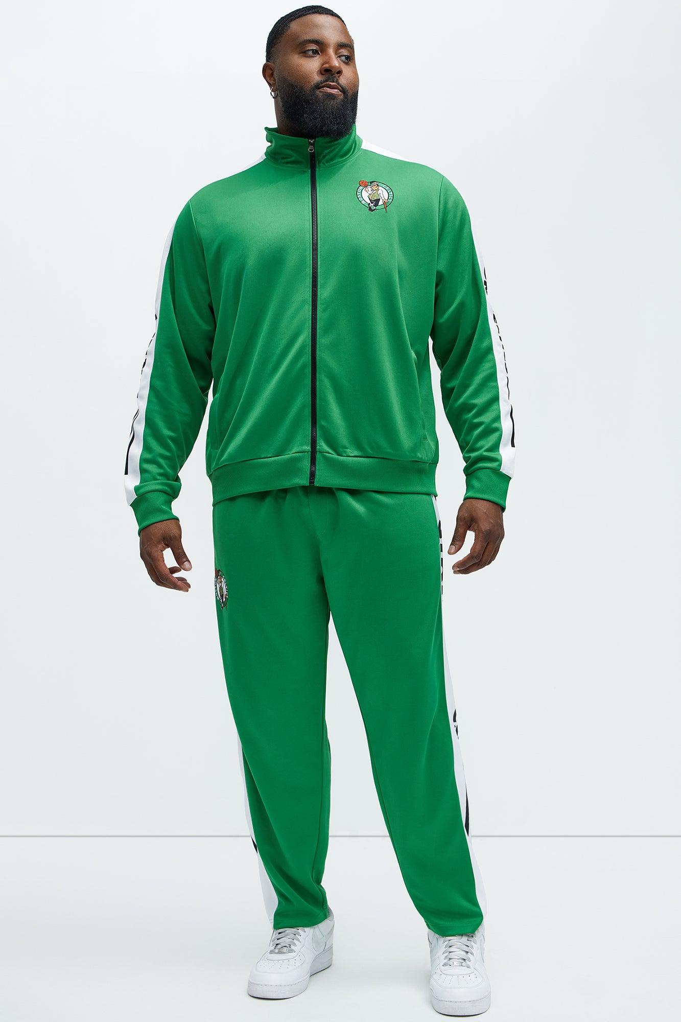 Celtics Stand By Track Jacket - Kelly Green Male Product Image