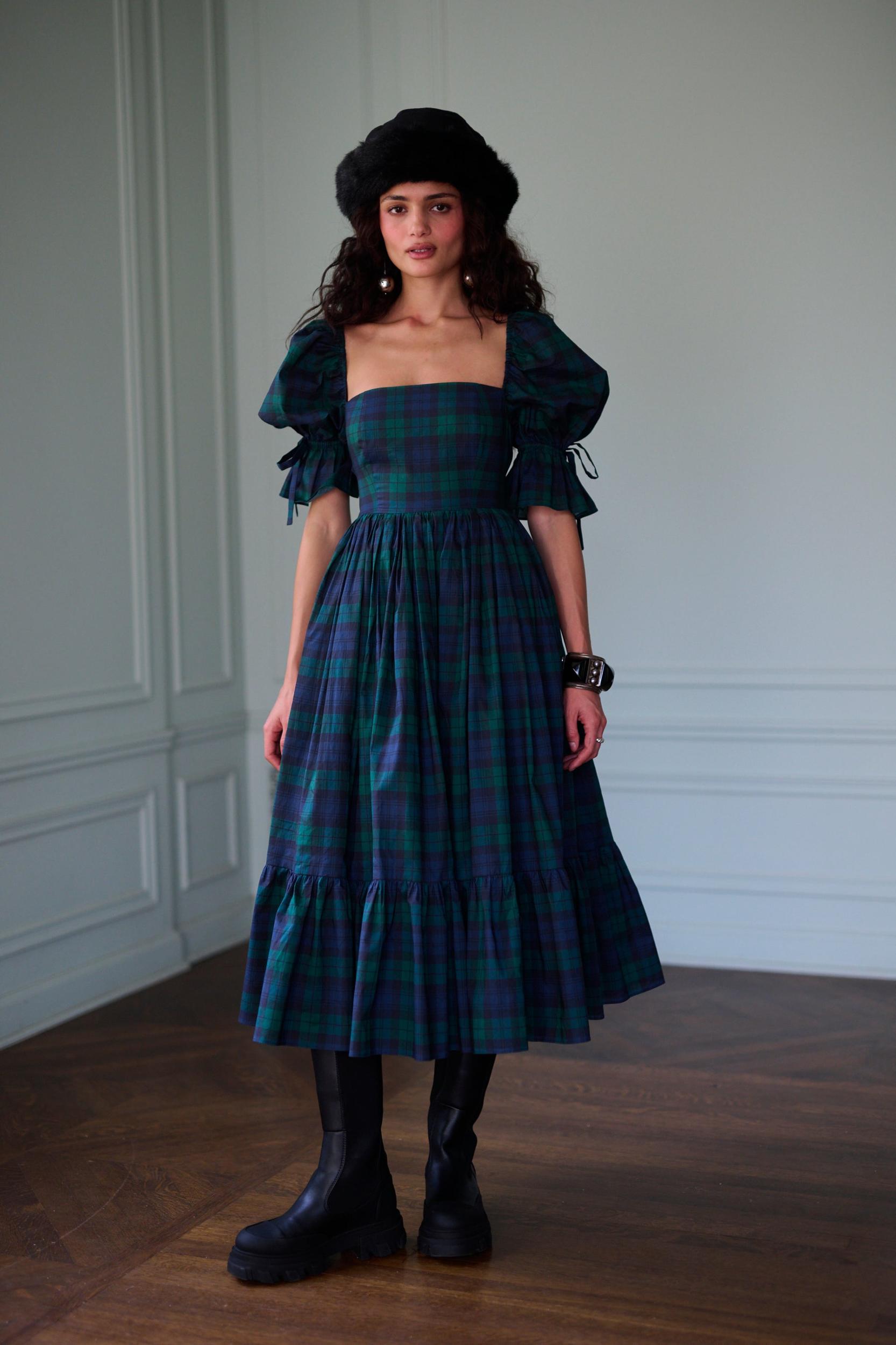 The Scotland Plaid Market Dress Product Image