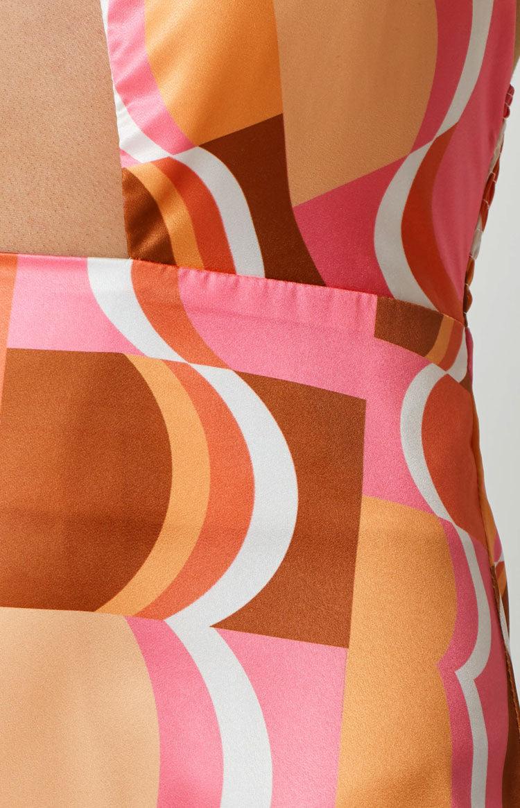 New Life Orange Mini Dress Product Image