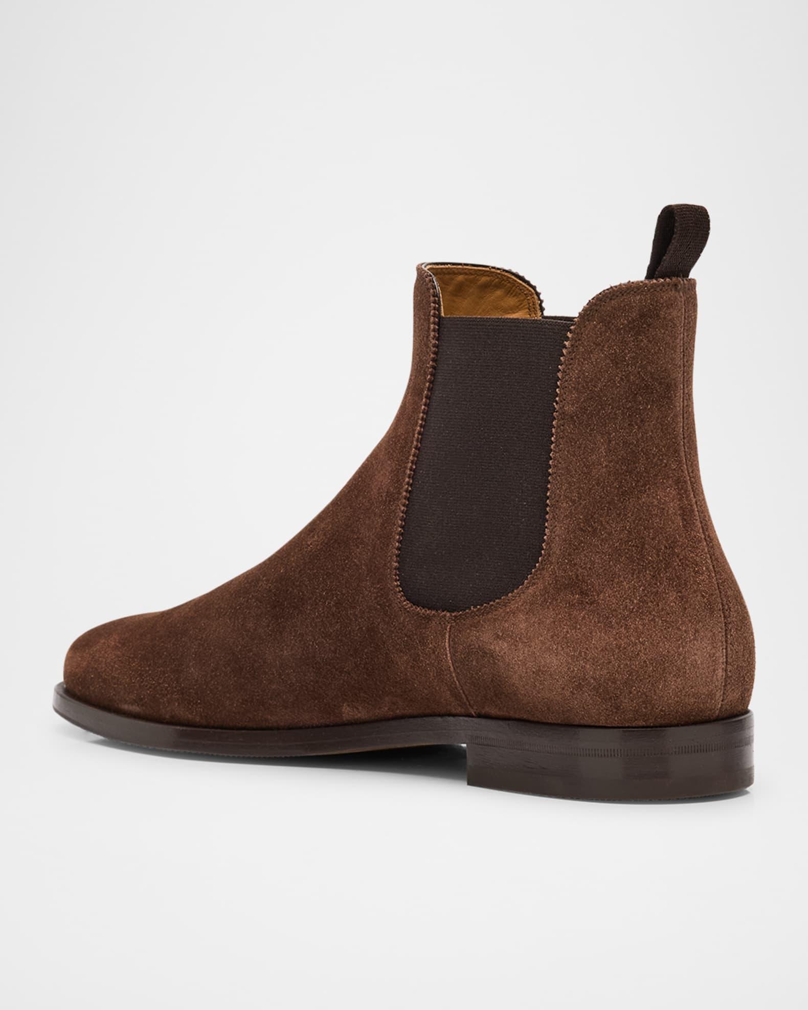 Men's Grantly Suede Mid-Cut Chelsea Boots Product Image