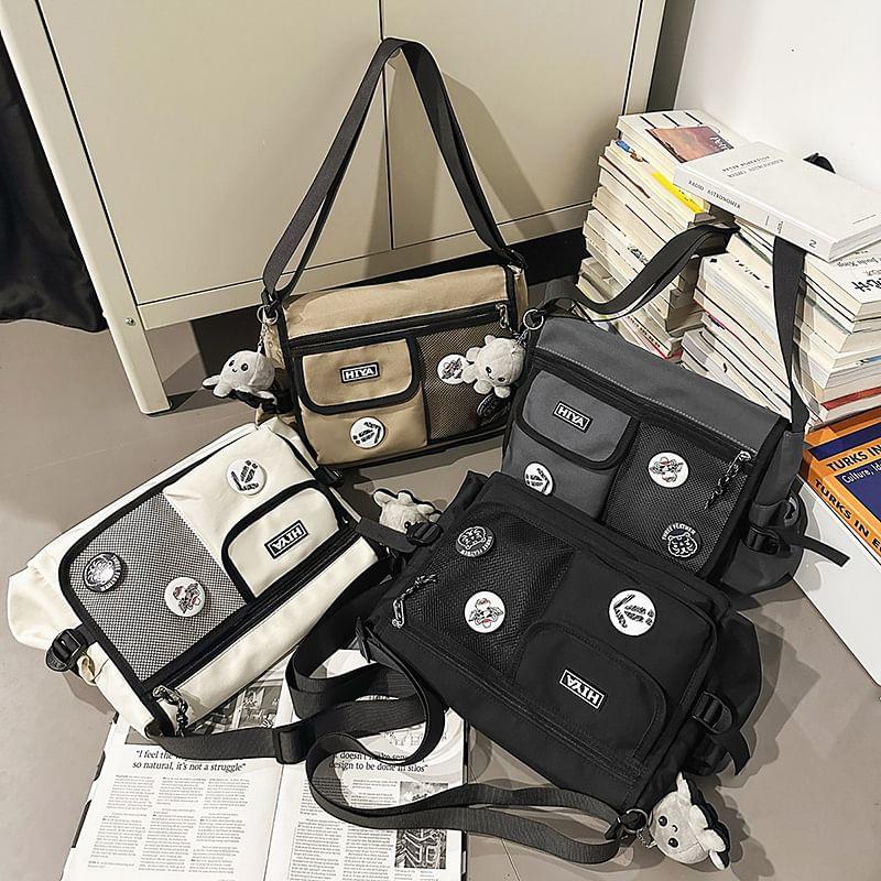 Mesh Pocket Crossbody Bag Product Image