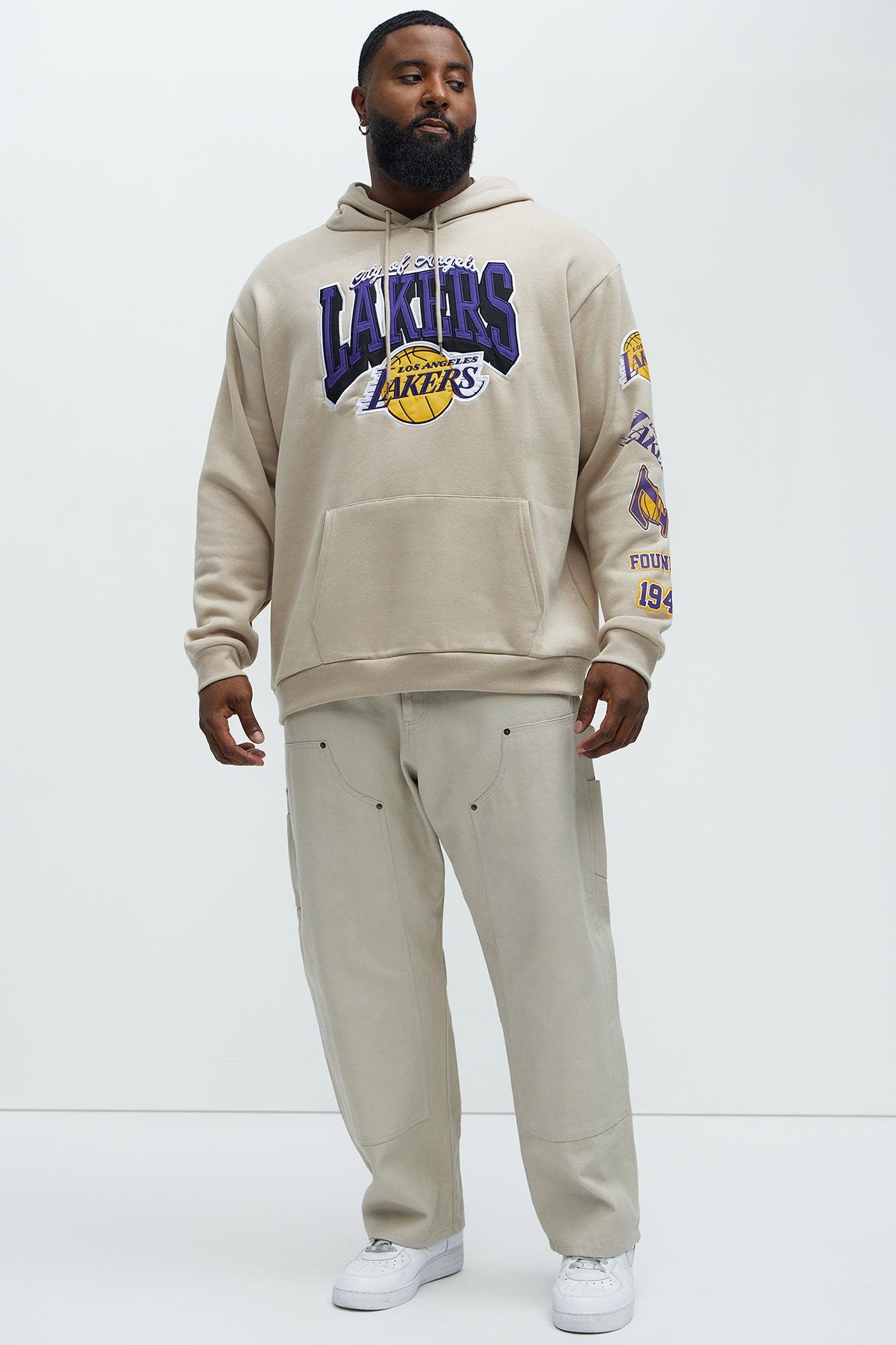 Lakers City Connect Hoodie - Sand Male Product Image