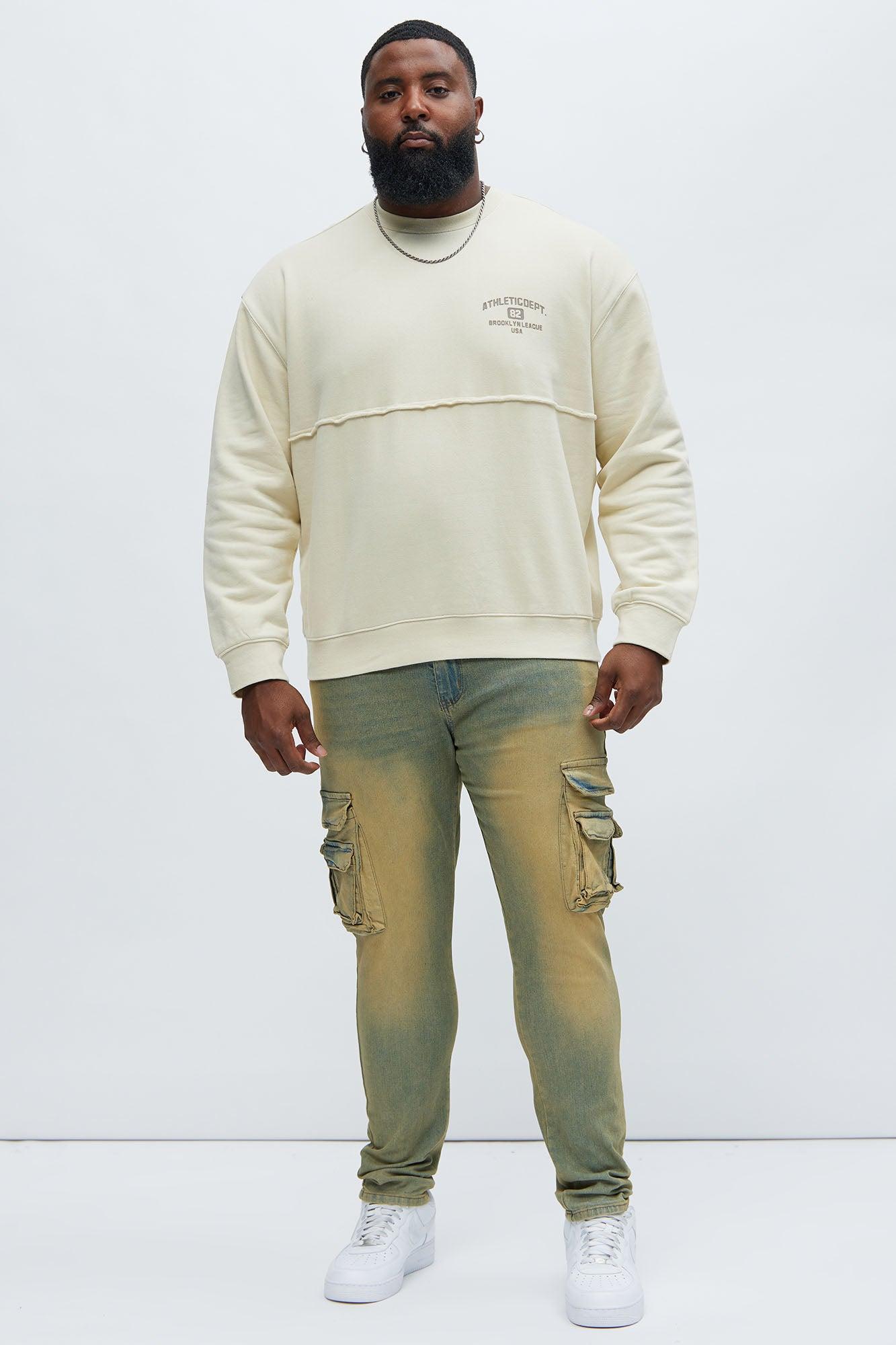 Fall For It Cargo Skinny Jeans - Medium Wash Product Image