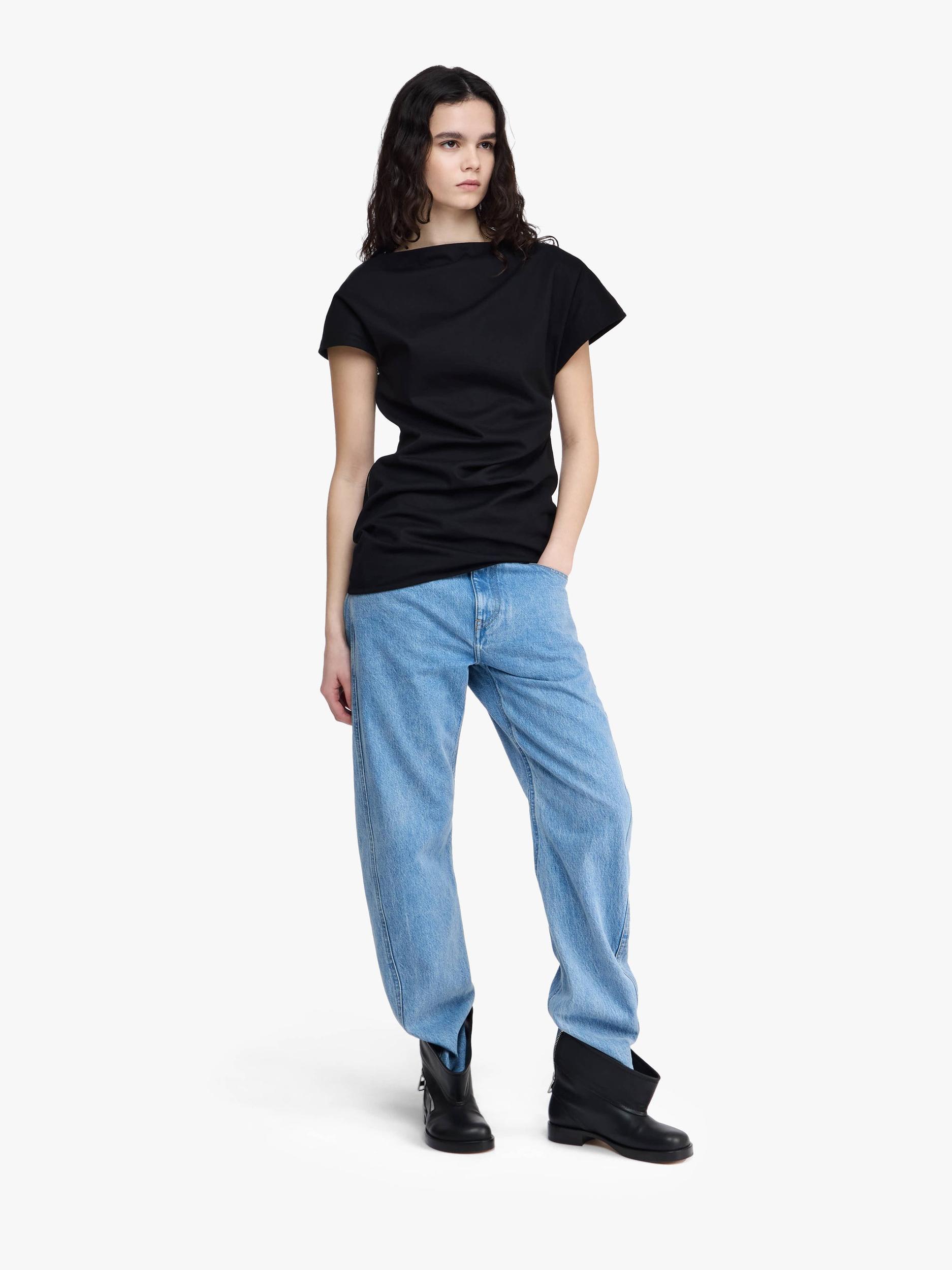 ASYMMETRIC DRAPED TOP Product Image