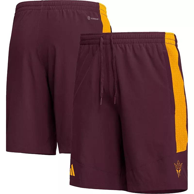 Men's adidas Maroon Arizona State Sun Devils AEROREADY Shorts, Size: 2XL, Red Product Image