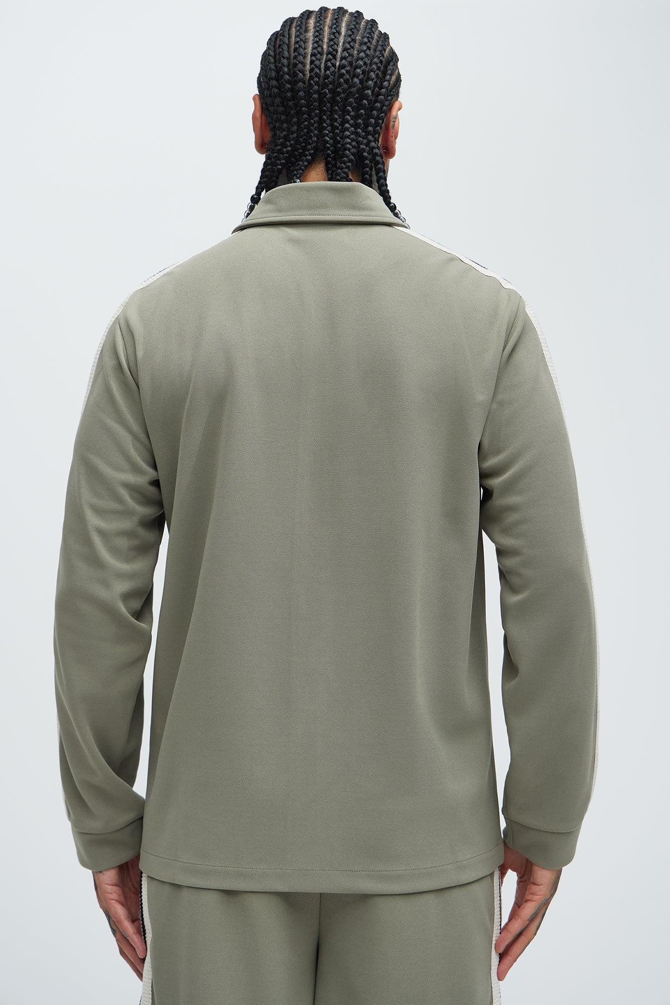 Dennis Pocket Knit Shirt - Olive Product Image