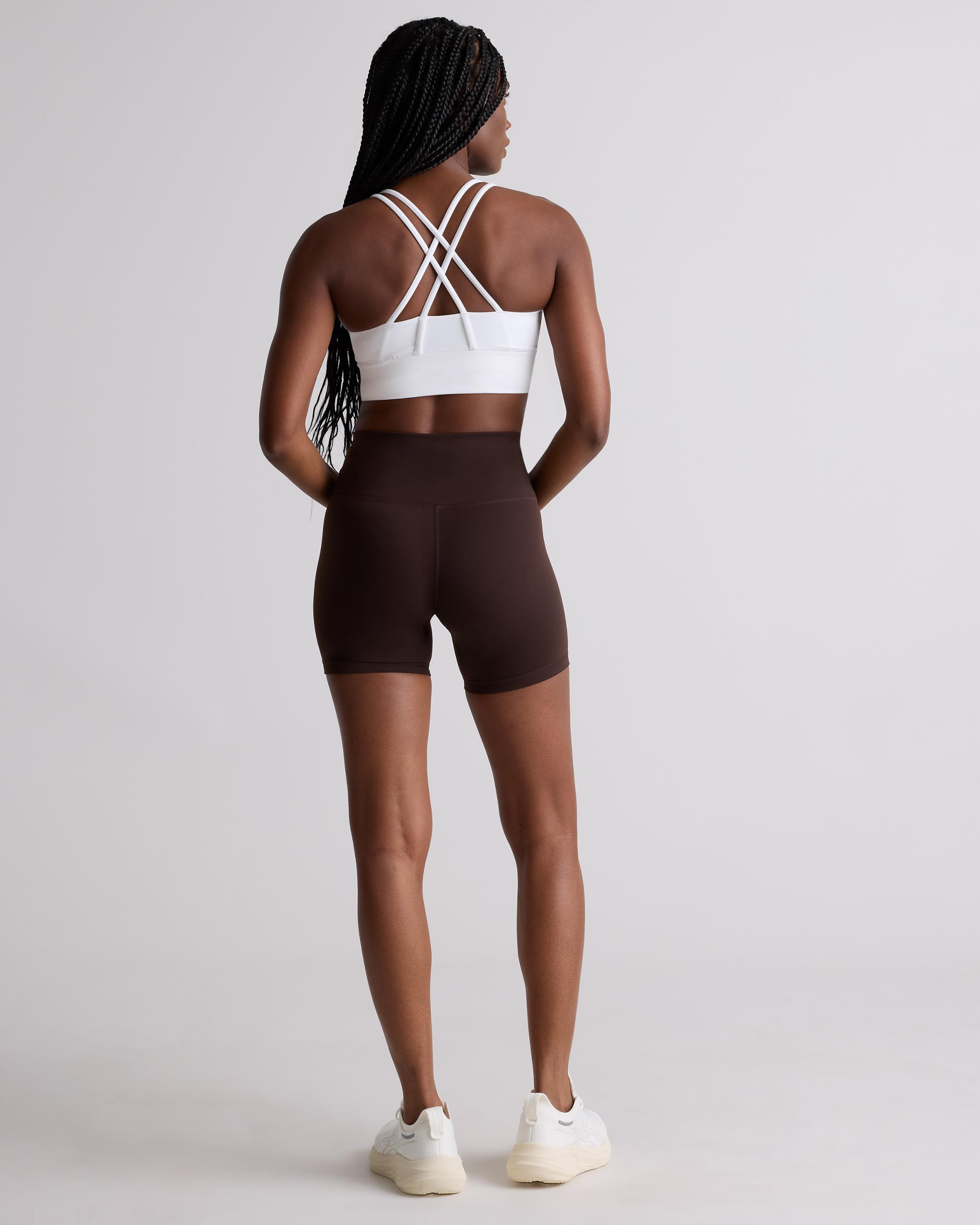 Quince | Women's Power-Up High-Rise Training Shorts Nylon/Spandex Product Image