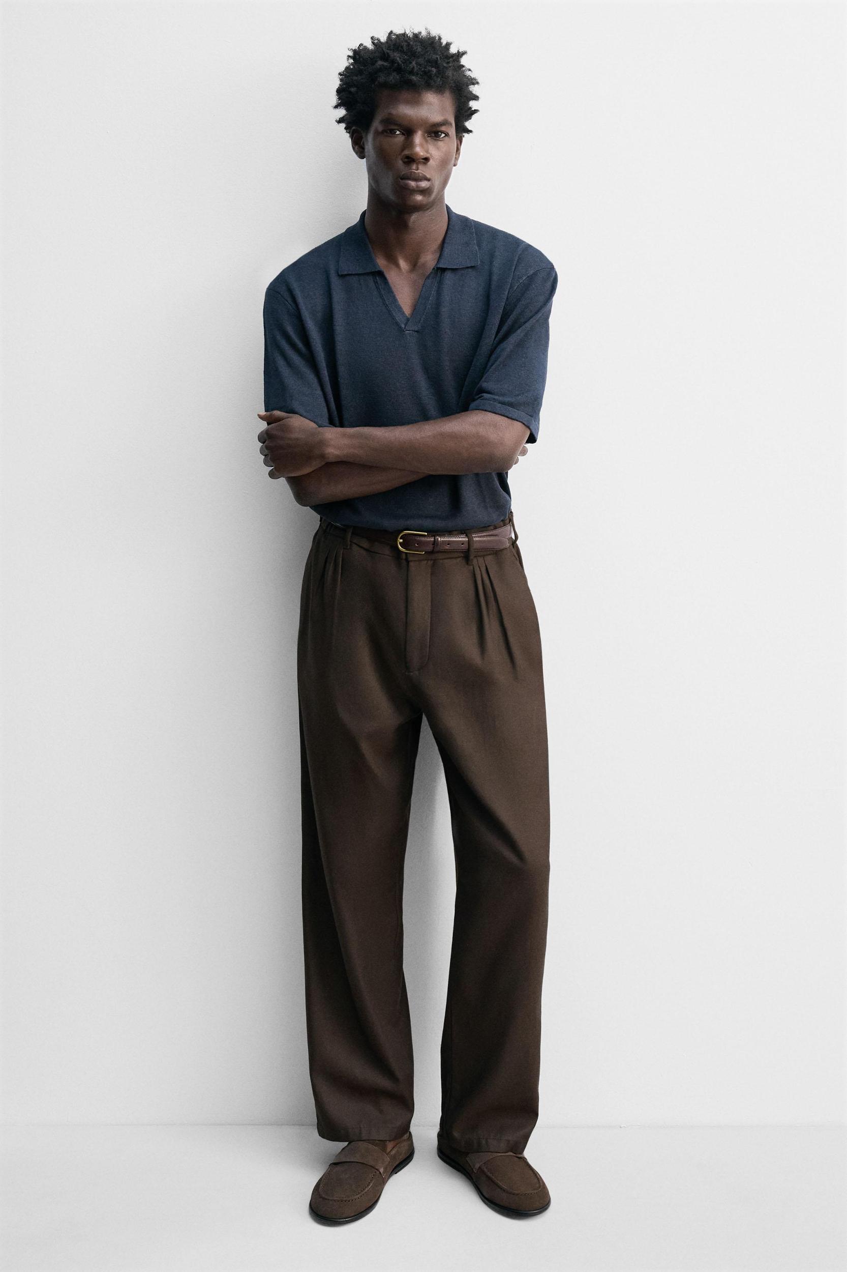 LEATHER OPEN BACK LOAFERS Product Image