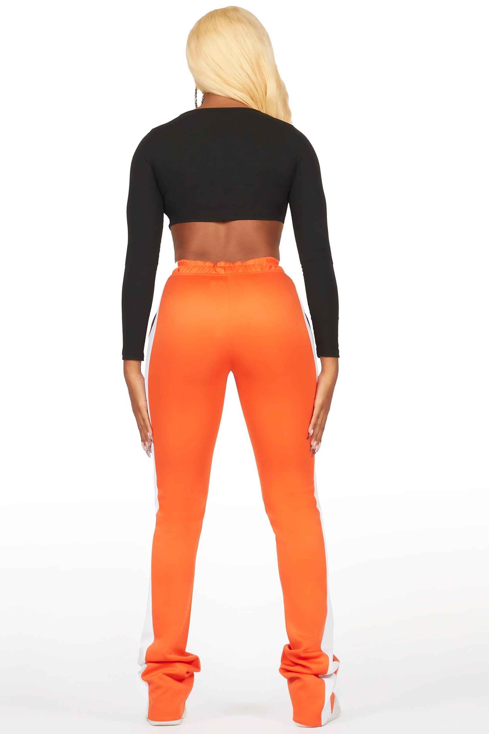 Savannah Orange Super Stacked Track Pant Female Product Image