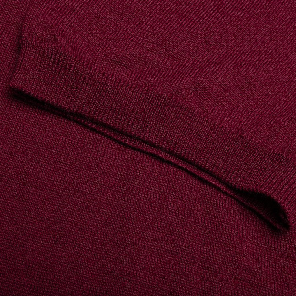 Red Emblem S/S Polo Neck - Burgundy Male Product Image