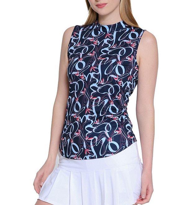 Sport Haley Kerry Printed Mock Neck Sleeveless Top Product Image