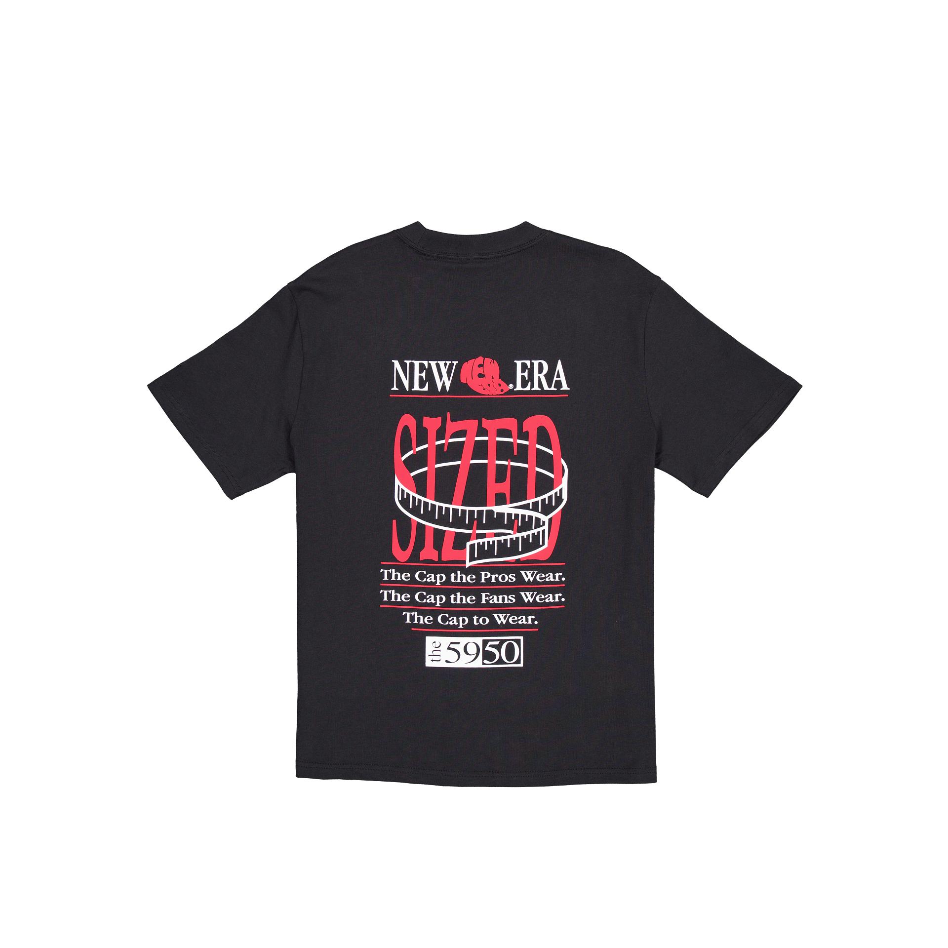 Sized Graphic Black T-Shirt Male Product Image