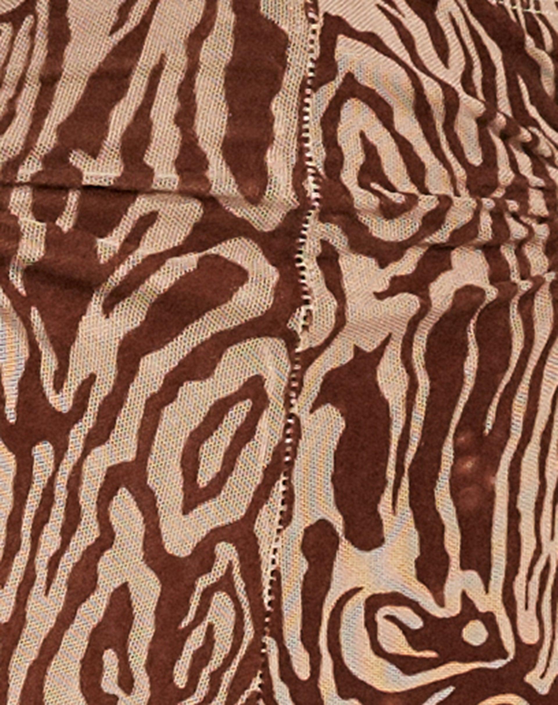 Sesaot Flare Trouser in Animal Ripple Flock Product Image