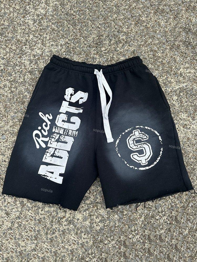 Sopula Rich Letters Graphic Fashion Shorts Product Image
