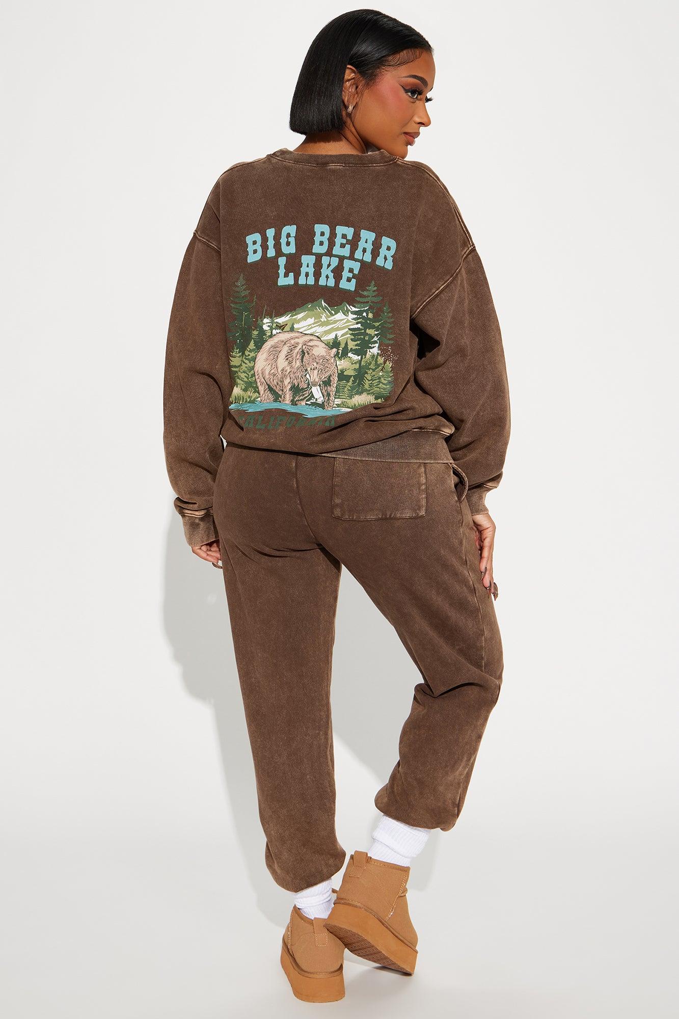 Big Bear Sweatsuit - Brown Product Image
