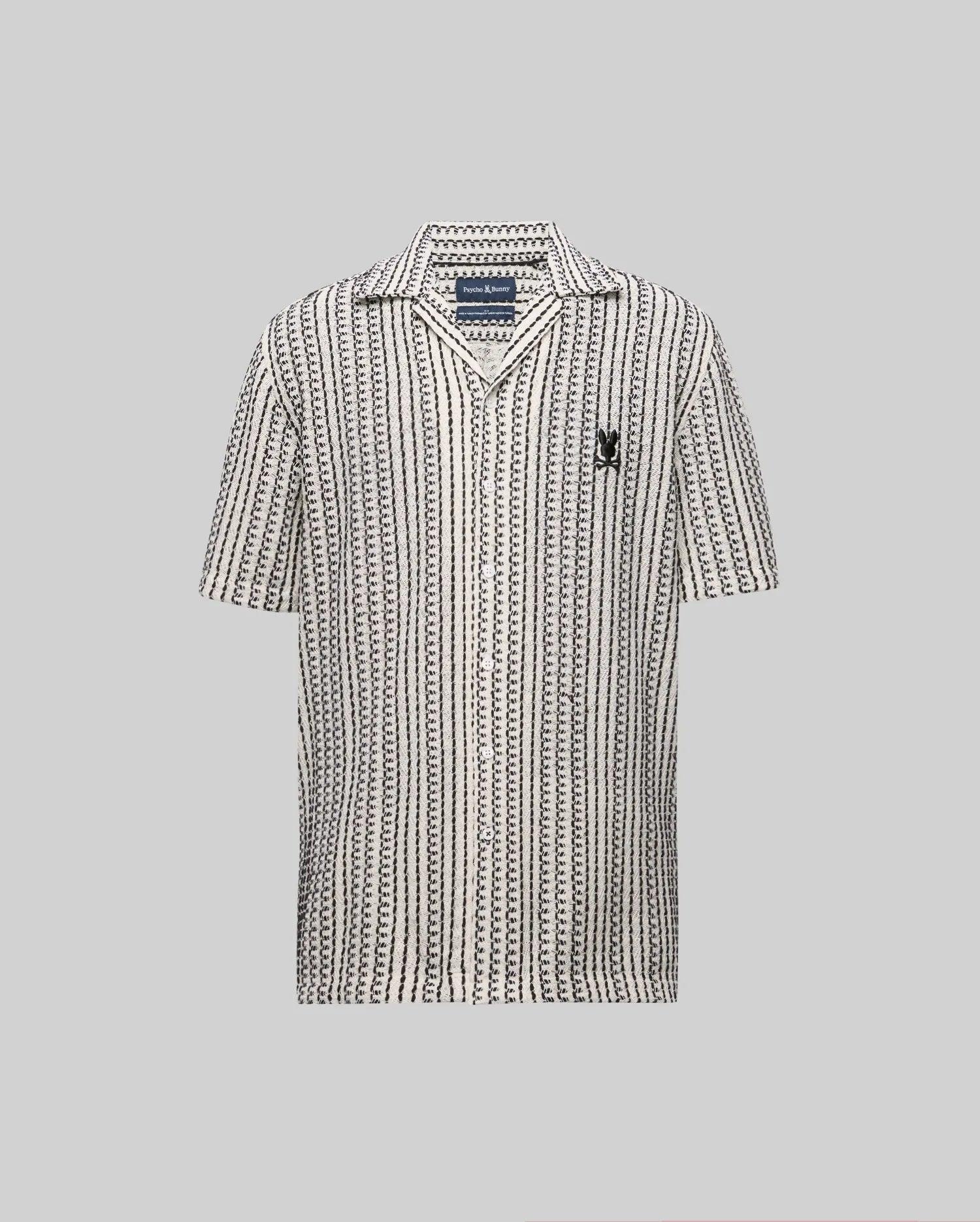 MENS DEAN CROCHET SHORT SLEEVE SHIRT - MT0300107 Product Image