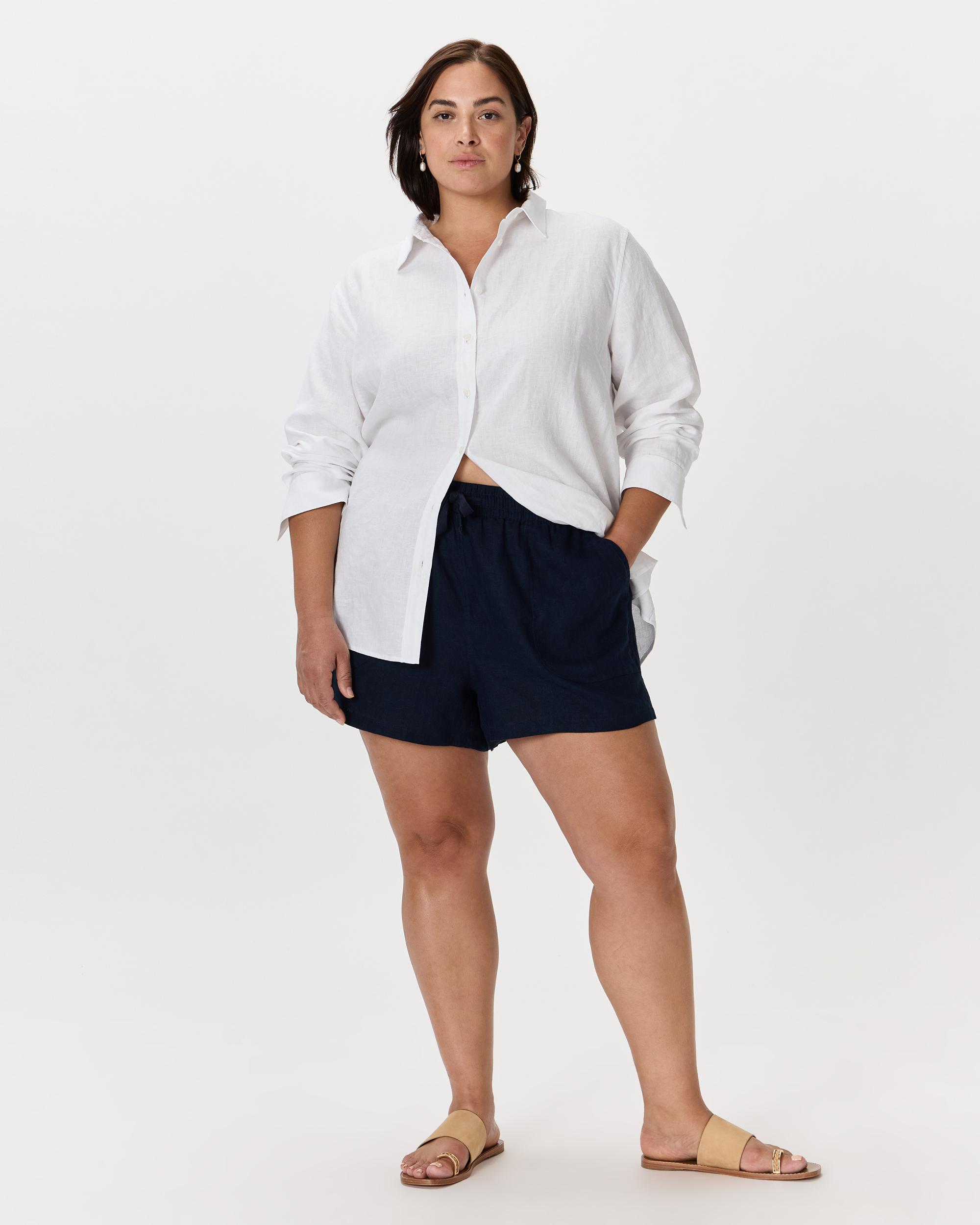 Quince | Women's 100% European Linen Shorts Product Image