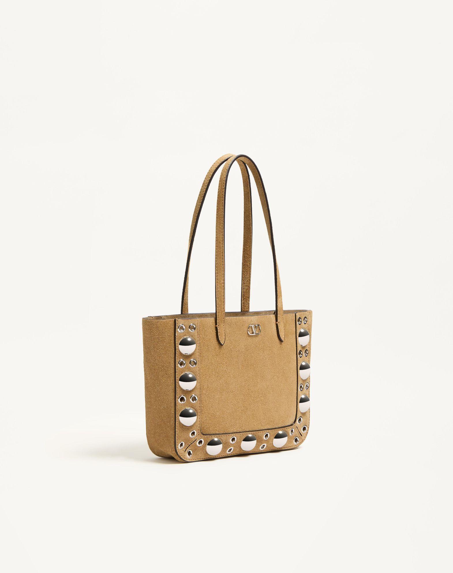 Valentino Garavani Nellcôte Mini Suede Shopping Bag Product Image