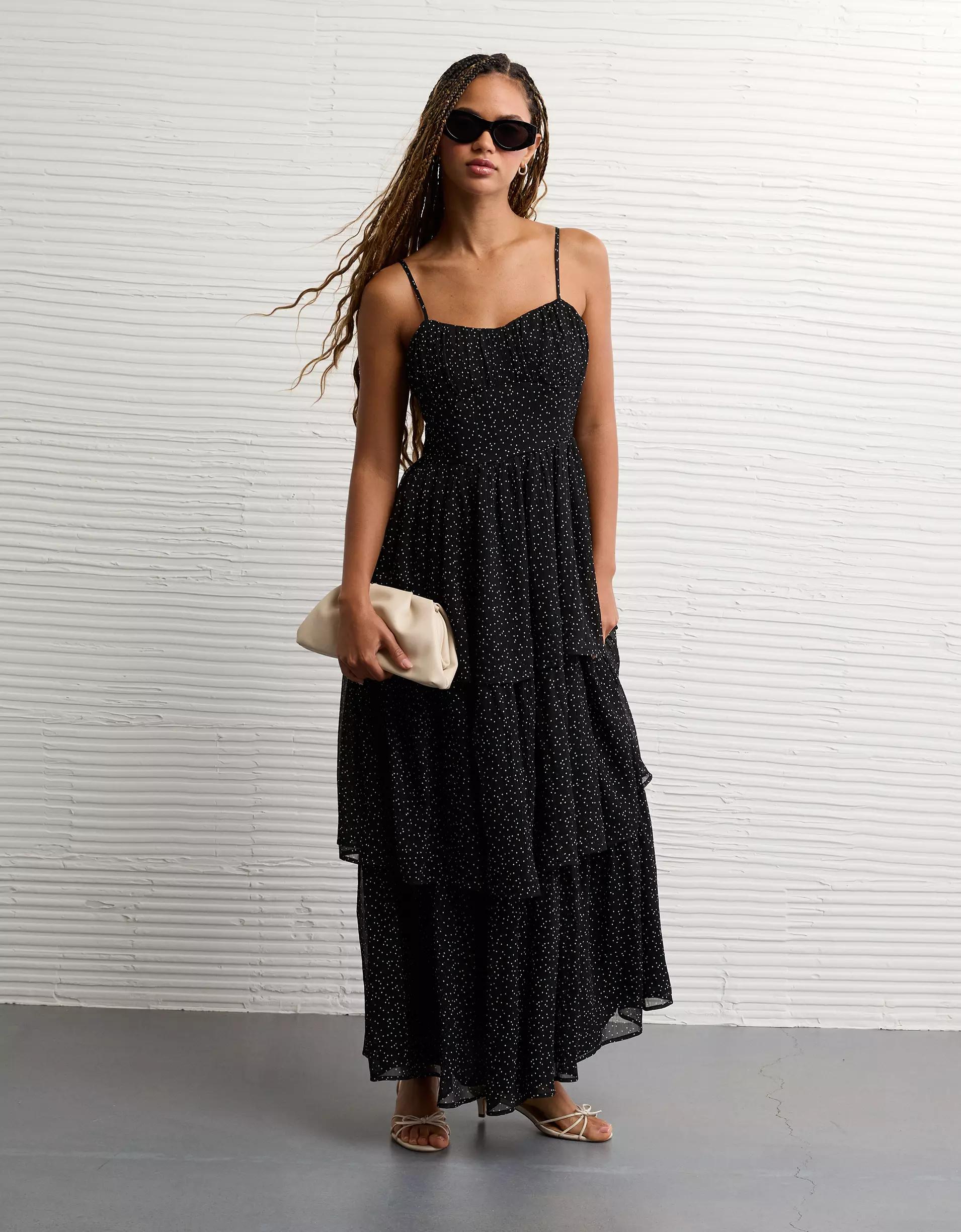 AE Sweetheart Tiered Maxi Dress Women's Product Image
