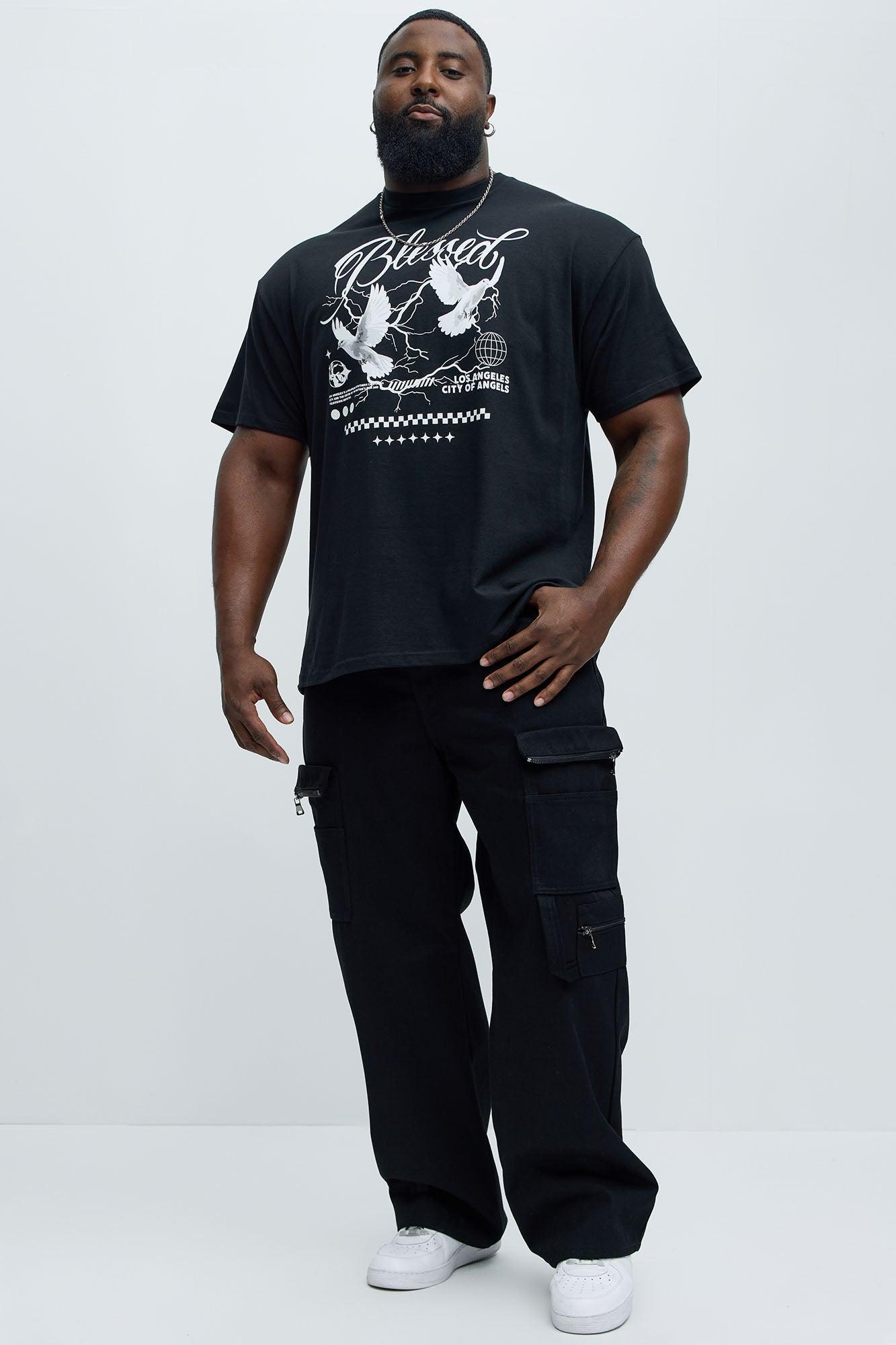 LA Blessed Short Sleeve Tee - Black Product Image
