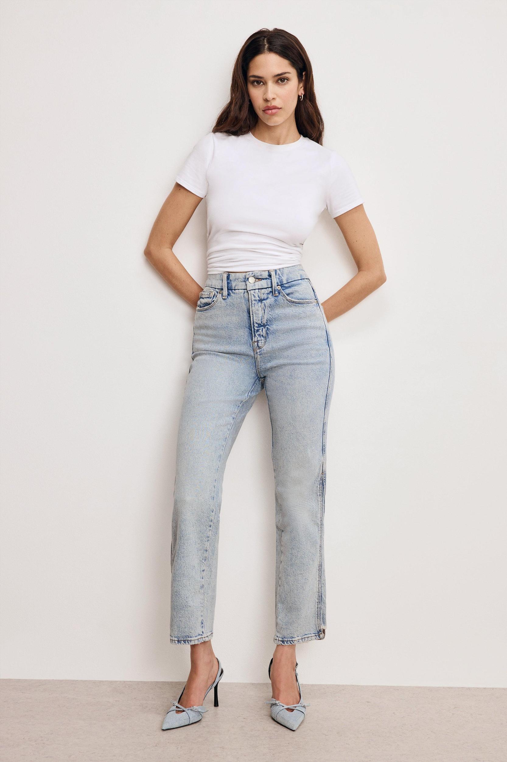 GOOD CURVE STRAIGHT JEANS | INDIGO545 Product Image