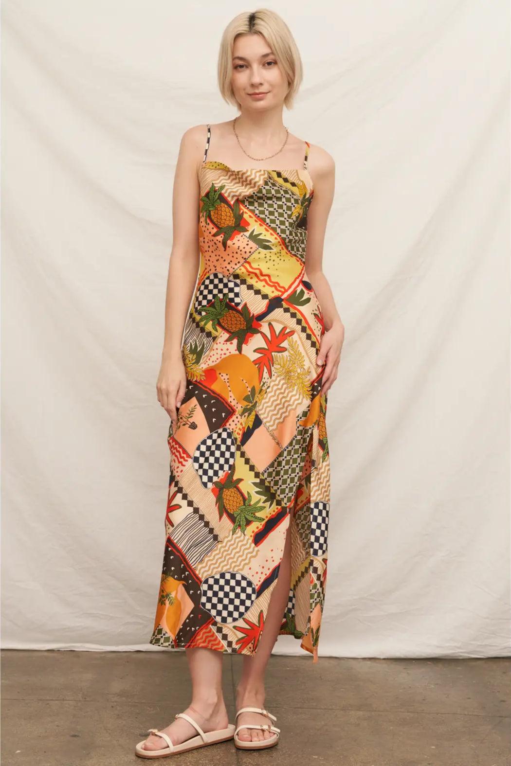 Pineapple Maxi Dress Product Image