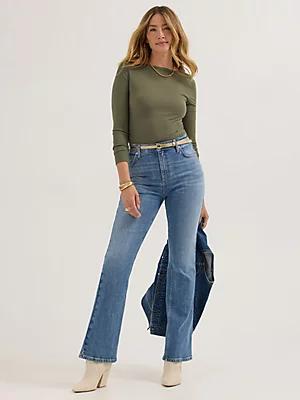 Women's High Rise Bootcut Jean | Women's Jeans | Lee® Product Image