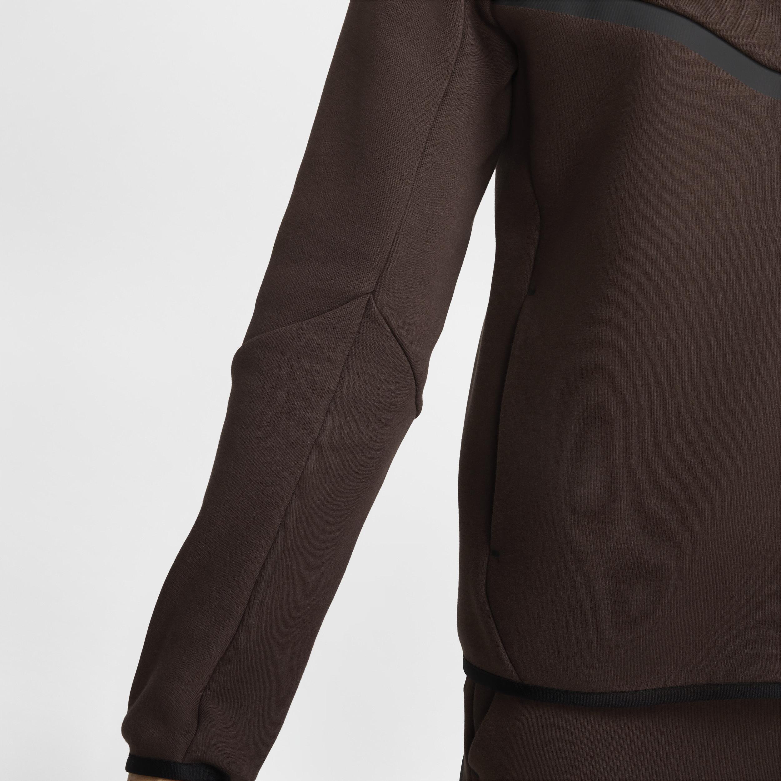 Nike Mens Nike Tech Fleece Full-Zip Windrunner Hoodie - Mens Maroon/Maroon Product Image