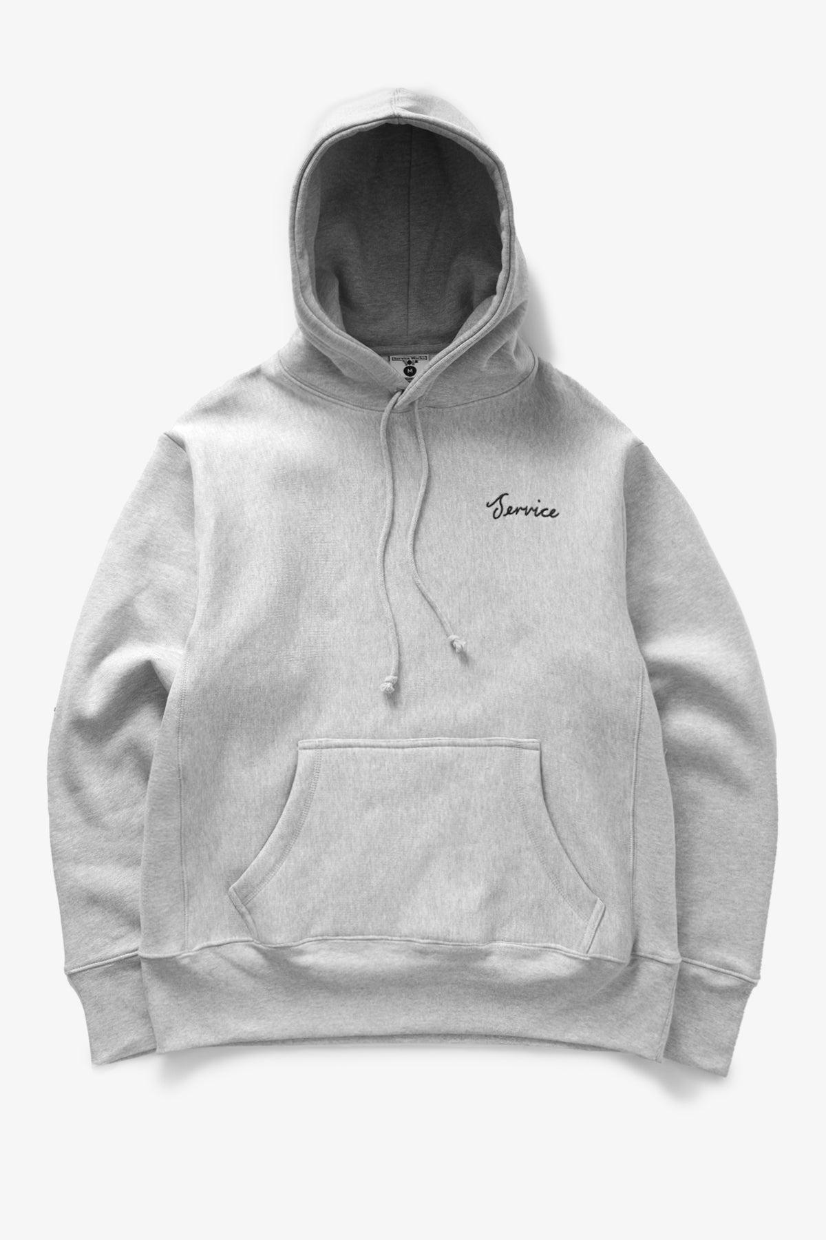 Arch Logo Hoodie - Marl Grey Product Image