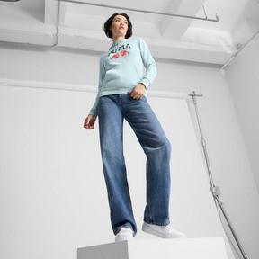 PUMA Faux Embroidered Floral Women's Hoodie Product Image