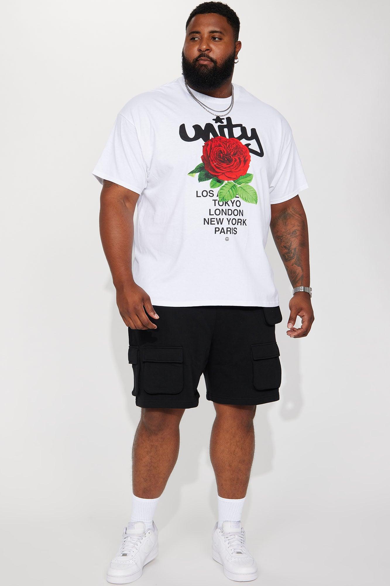 Different Levels Relaxed Cargo Shorts - Black Product Image