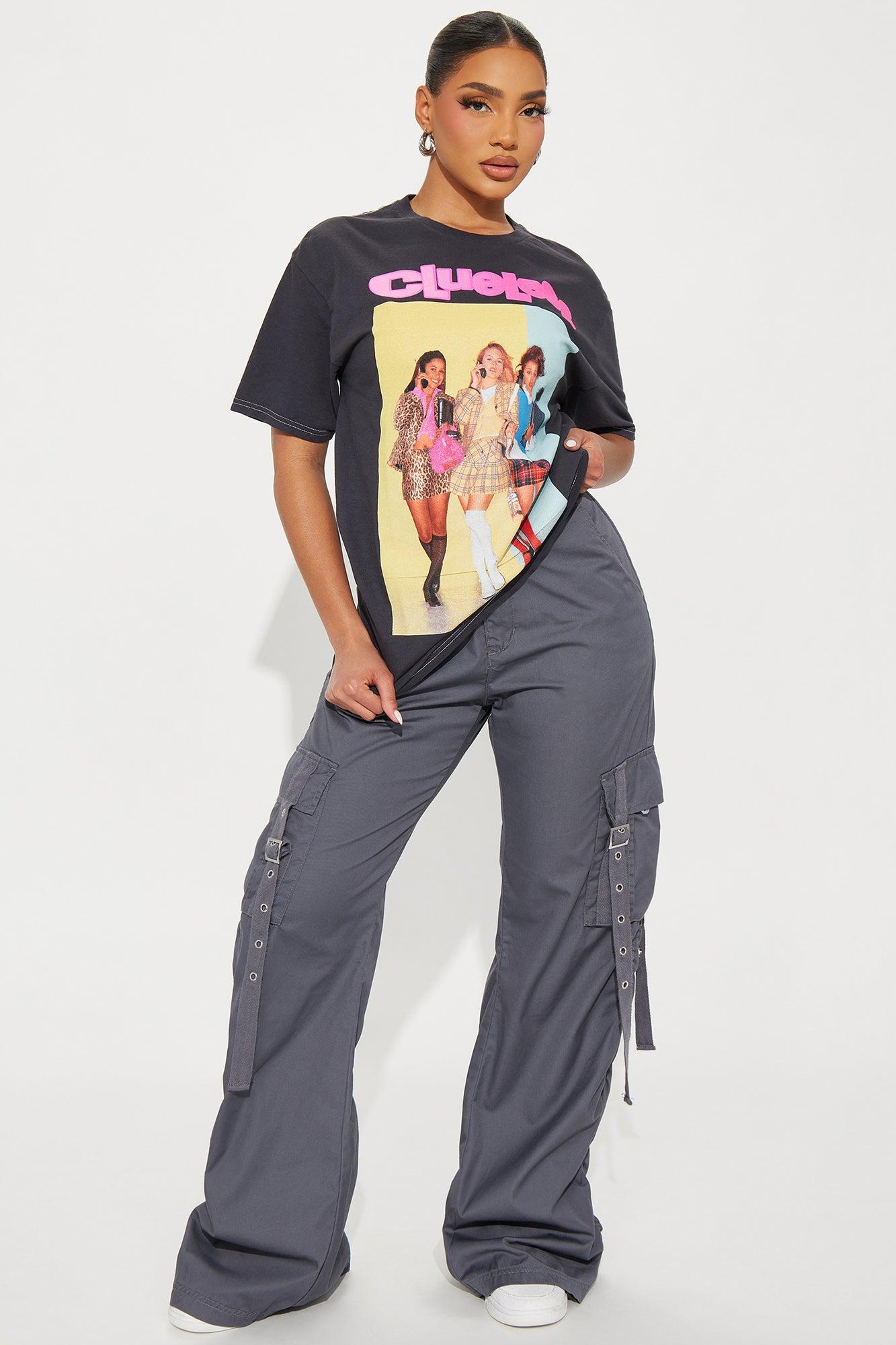 As If Clueless Washed Tee - Black Wash Product Image