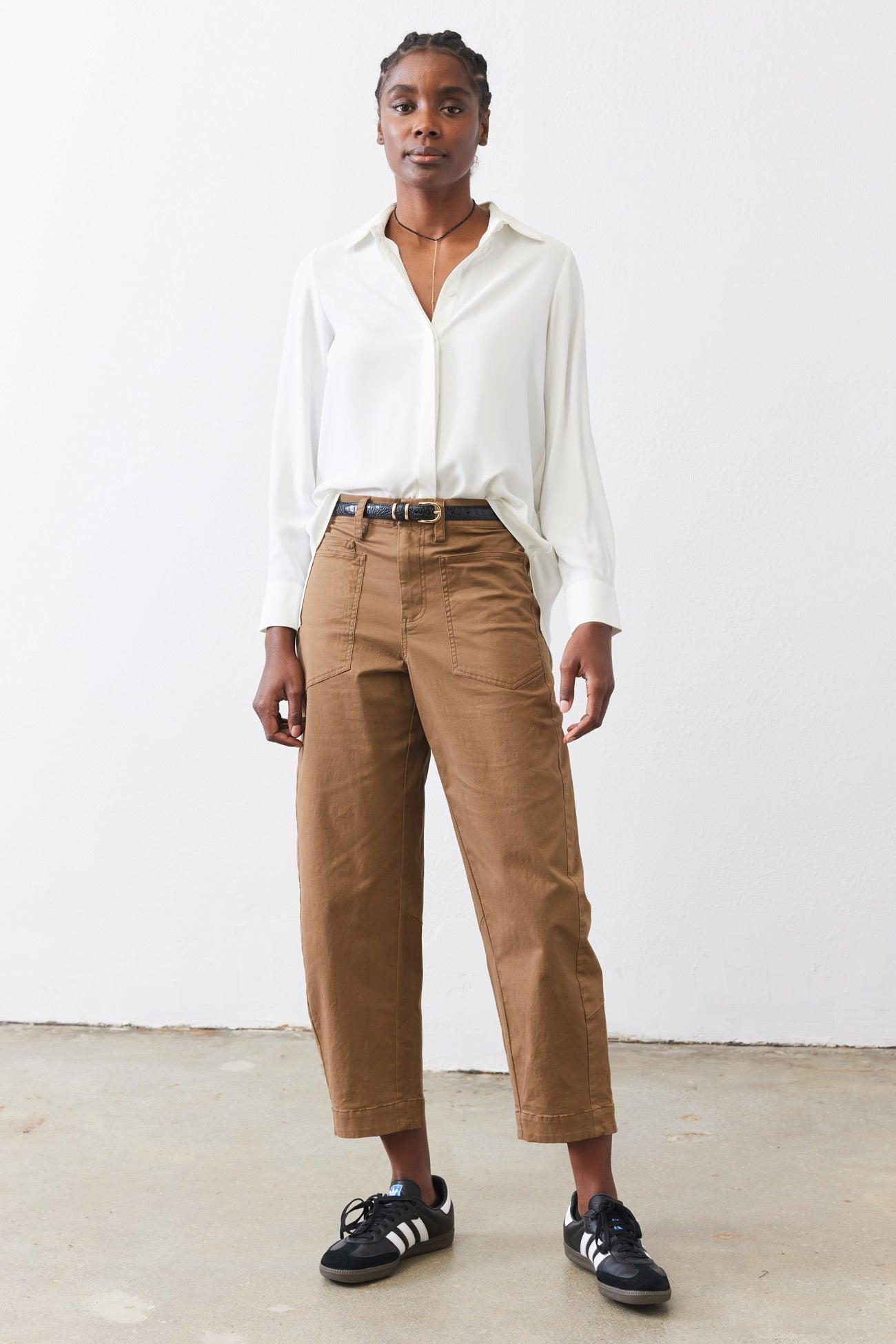 The Slouchy Soft Twill Pants Product Image